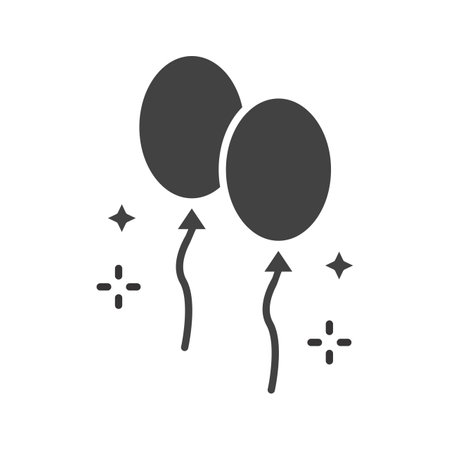 Balloons Icon Image.のイラスト素材