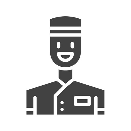 Bellboy Icon Image.のイラスト素材