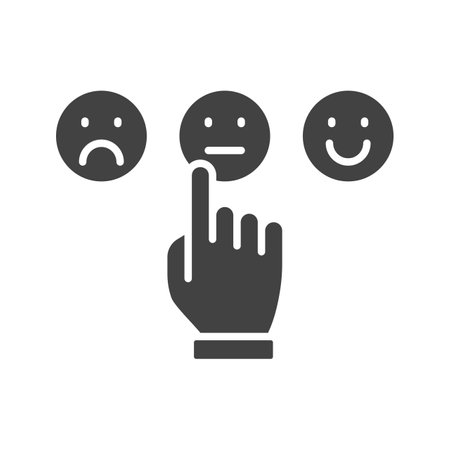 Customer Satisfaction Icon Image.のイラスト素材