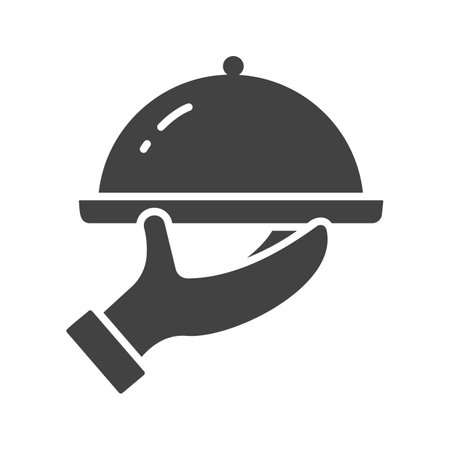 Food Tray Icon Image.のイラスト素材
