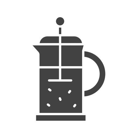 French Press Icon Image.のイラスト素材