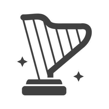 Harp Icon Image.のイラスト素材