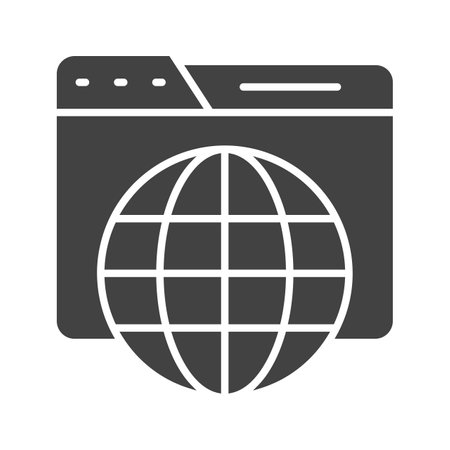 Online presence Icon Image.のイラスト素材
