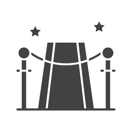 Red Carpet Icon Image.のイラスト素材