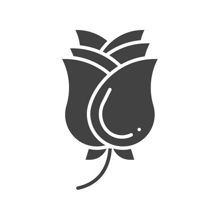 Rose Icon Image.のイラスト素材