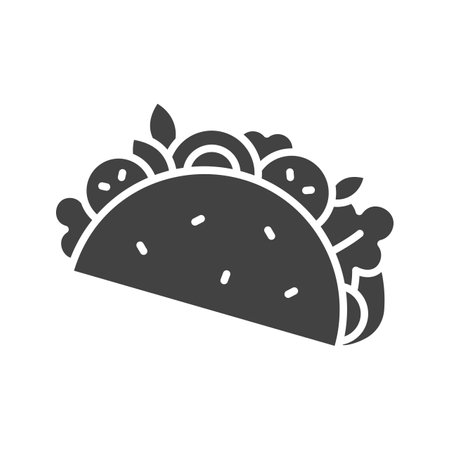 Taco Icon Image.のイラスト素材