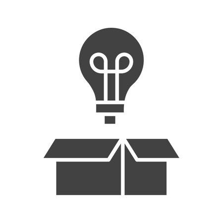 Think Out of the Box Icon Image.のイラスト素材