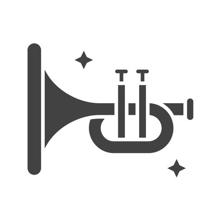 Trumpet Icon Image.のイラスト素材
