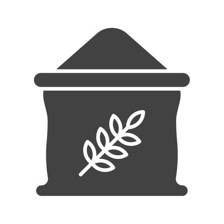 Wheat Flour Icon Image.のイラスト素材