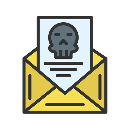 Blackmail Icon Image.のイラスト素材