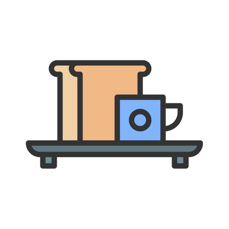 Breakfast Icon Image.のイラスト素材
