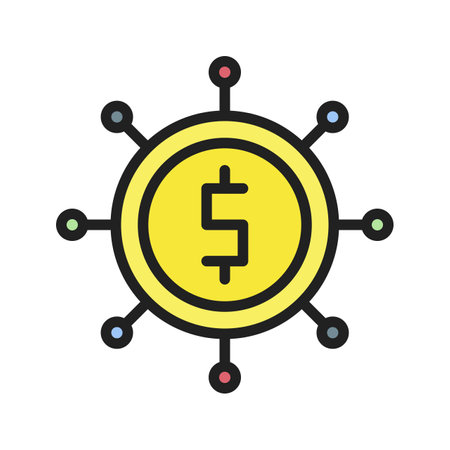 Budget Spending Icon Image.のイラスト素材