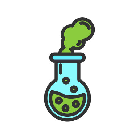 Chemical Pollution Icon Image.のイラスト素材