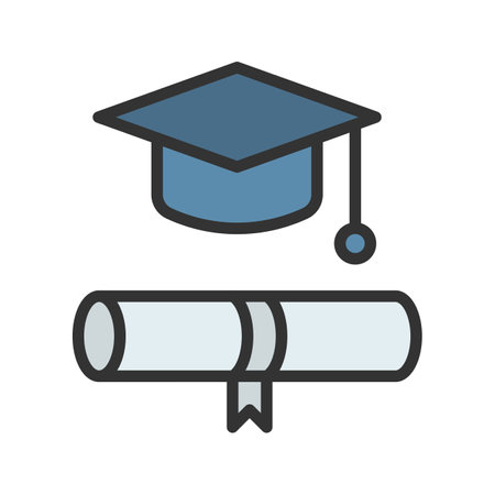 Degree Icon Image.のイラスト素材