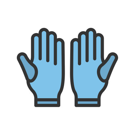 Gloves Icon Image.のイラスト素材