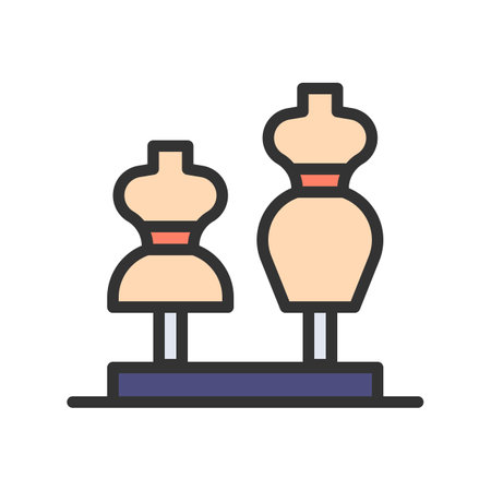 Mannequin Icon Image.のイラスト素材