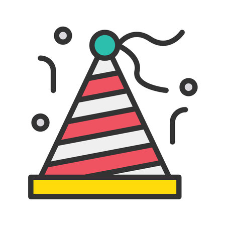 Party Hat Icon Image.のイラスト素材
