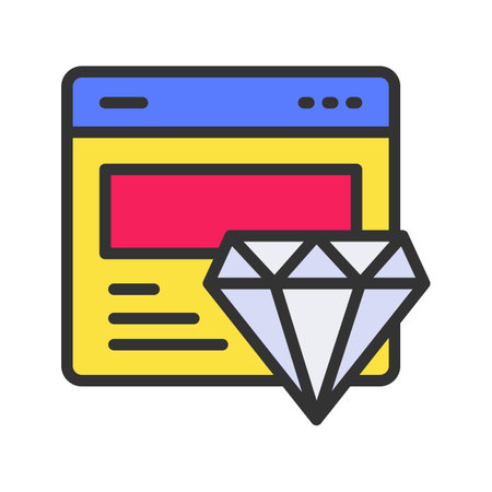 Premium Website Icon Image.のイラスト素材
