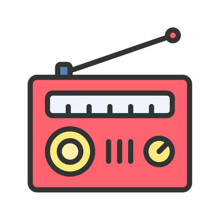 Radio Icon Image.のイラスト素材