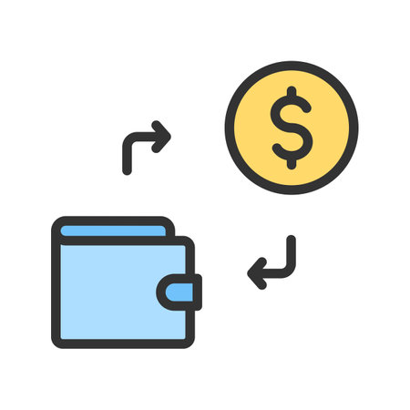 Refund Icon Image.のイラスト素材