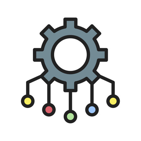 Resource Allocation Icon Image.のイラスト素材