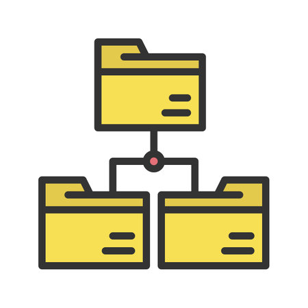 Root Directory Icon Image.のイラスト素材