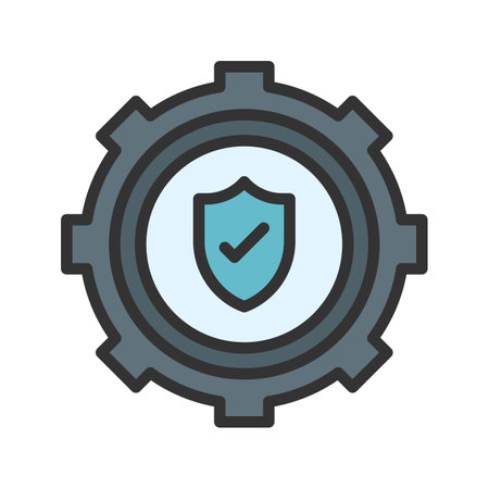 Security Settings Icon Image.のイラスト素材