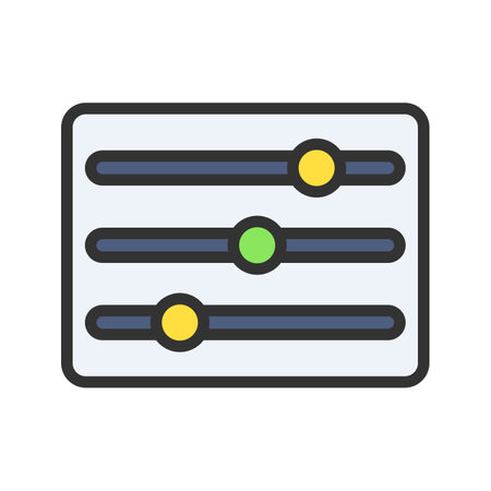 Slider Tool Icon Image.のイラスト素材