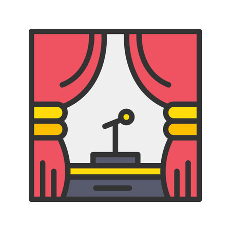 Stage Icon Image.のイラスト素材