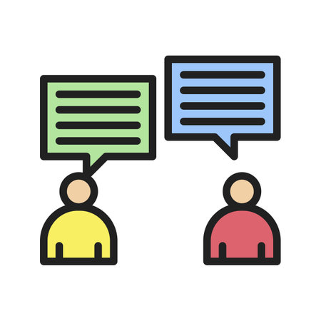 Talk Icon Image.のイラスト素材