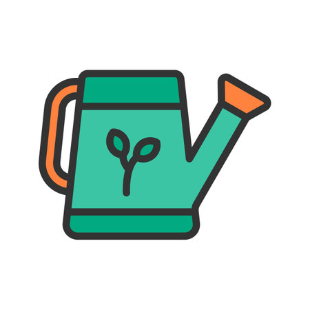 Watering Can Icon Image.のイラスト素材