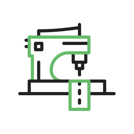 Sewing Machine Icon Image.のイラスト素材