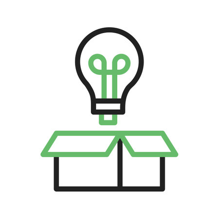 Think Out of the Box Icon Image.のイラスト素材