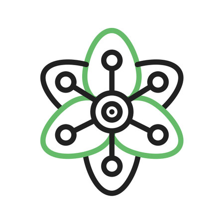 Tiger Lily Icon Image.のイラスト素材