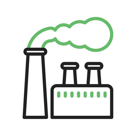 Air Pollution icon vector image.のイラスト素材