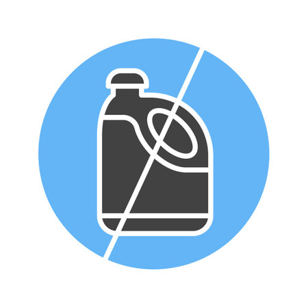 No Bleach icon vector image.のイラスト素材