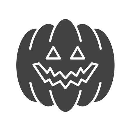 Jack-O-Lantern icon vector image.のイラスト素材