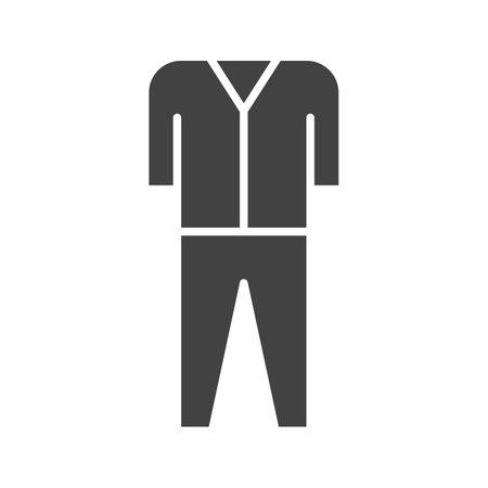 Pyjamas Suit icon vector image.のイラスト素材