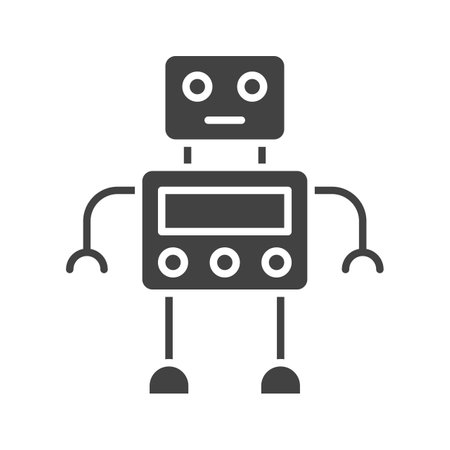 Robot icon vector image.のイラスト素材