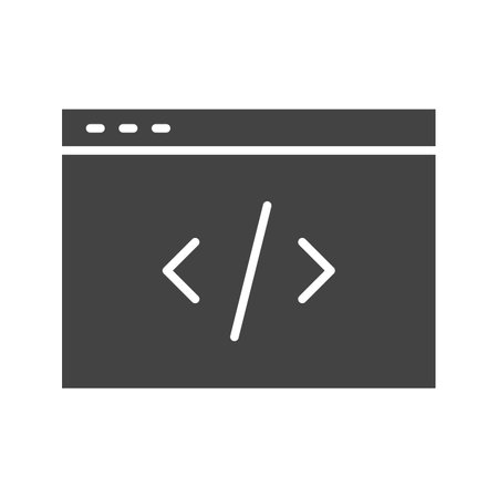 Code icon vector image.のイラスト素材