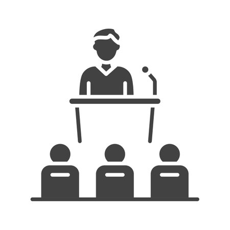 Conference icon vector image.のイラスト素材
