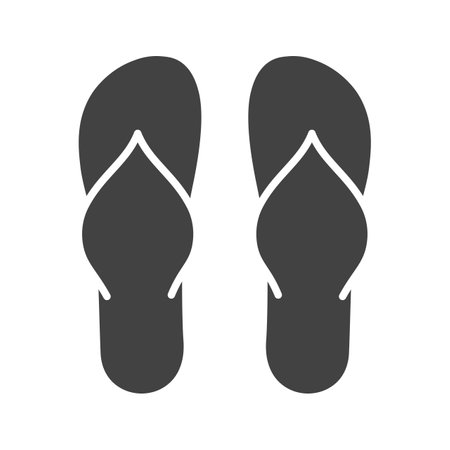 Flip Flops icon vector image.のイラスト素材