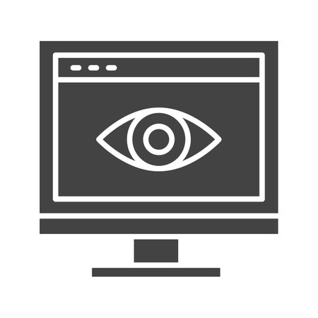 Web Visibility icon vector image.のイラスト素材