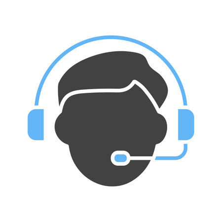 Customer Care icon vector image.のイラスト素材