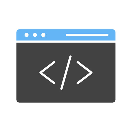 Programming icon vector image.のイラスト素材