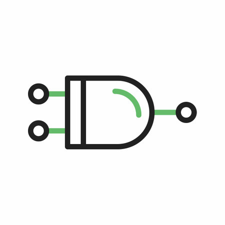AND Gate icon vector image.のイラスト素材