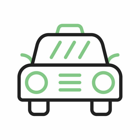 Cab icon vector image.のイラスト素材