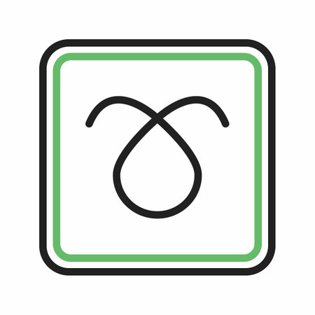 Curly Loop icon vector image.のイラスト素材