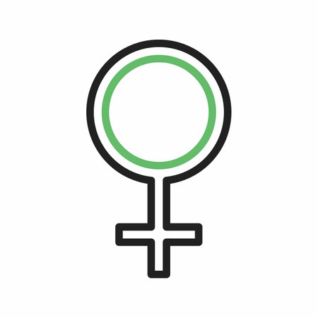 Female Sign icon vector image.のイラスト素材