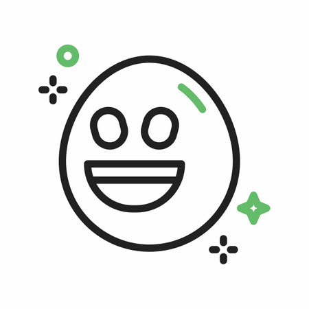 Grinning Face with Big Eyes icon vector image.のイラスト素材
